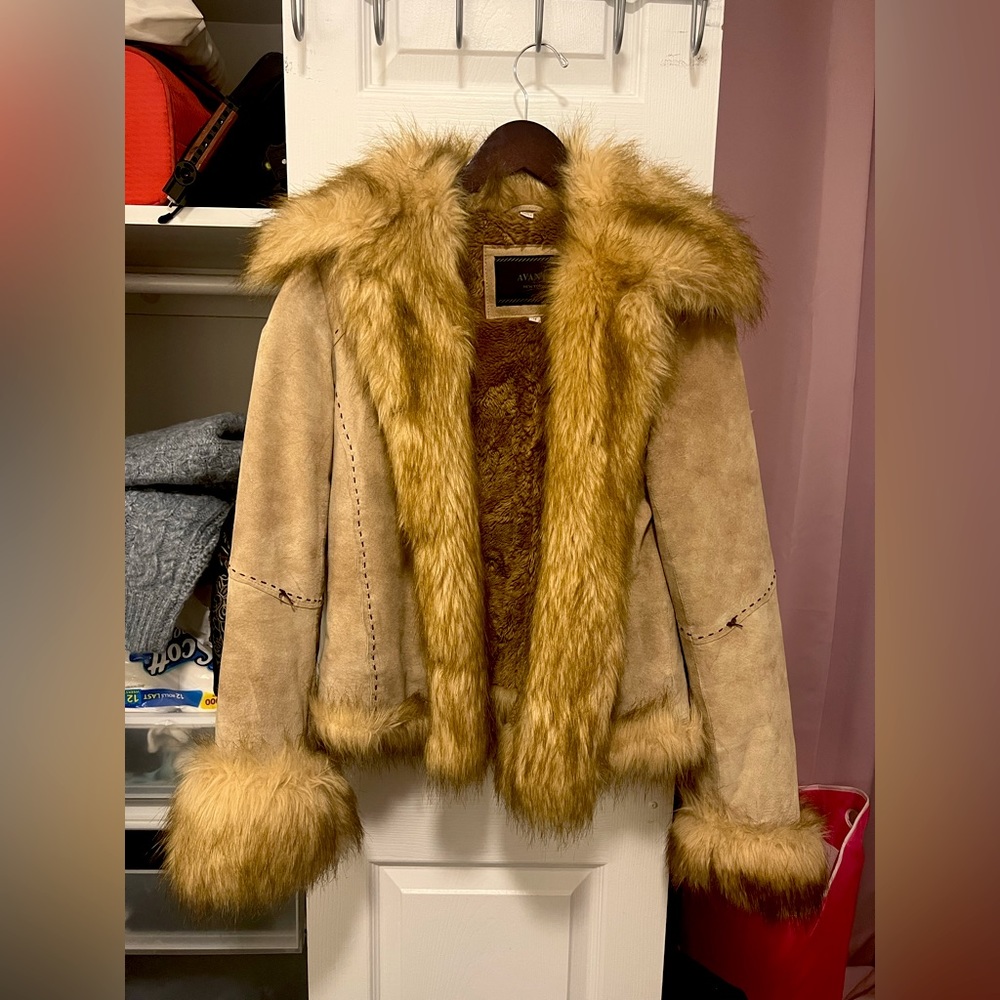 vintage faux fur jacket